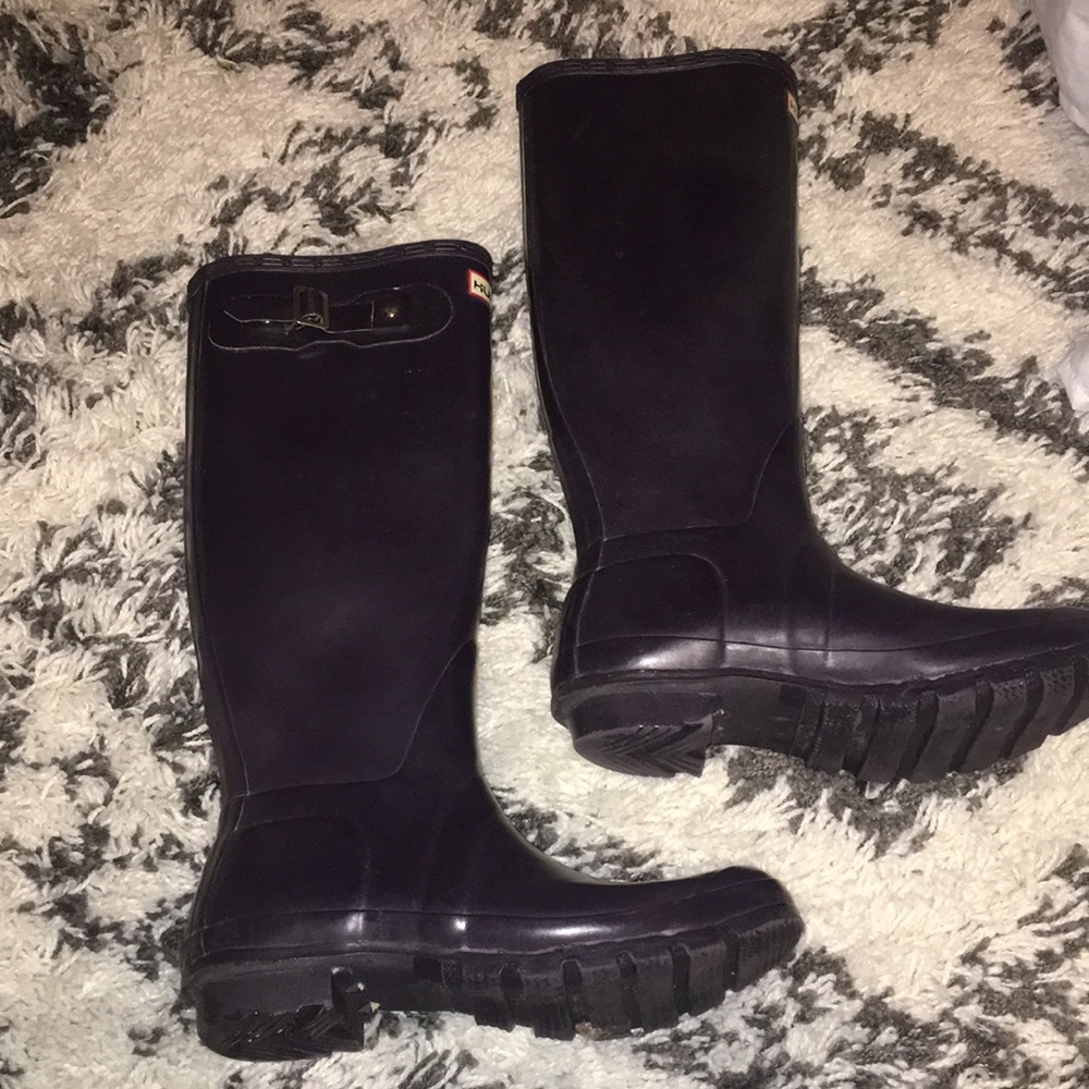 Hunter Aubergine rain boots - Picture 2 of 5